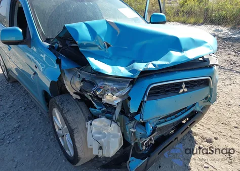 2014 Mitsubishi Outlander Sport Se из США, поврежденный, VIN 4A4AR4AU6EE006357